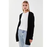 VILA Clothes Viril L/s Open Knit Cardigan-Noos, Gilet Femme, Noir (Black), 34 (Taille Fabricant: X-Small)