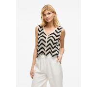 Vêtements Vila VISERILDA V-NECK S/L VEST/BFS pour Accessoires XS Beige