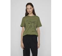 Vêtements Vila VISYBILLA O-NECK S/S T-SHIRT/PB pour Femme M Vert