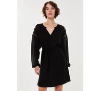 Vêtements Vila Viura V-Neck L/S Short Dress pour Accessoires 42 Noir