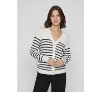 Vêtements Vila VIWENNIE V-NECK L/S KNIT CARDIGAN pour Accessoires XS Blanc