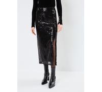 Vêtements Vila VIZIKKI MIDI SEQUIN SKIRT/DC pour Femme S Noir
