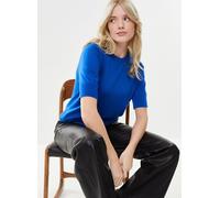 Vêtements Vila Vizui Ss O-Neck Knit/Rou pour Femme XS Bleu