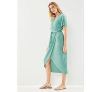 Vêtements Y.A.S Yasolinda Ss Midi Wrap Dress S. Noos pour Femme XS Vert