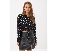 Vêtements Y.A.S Yassavanna Ls Short Knot Shirt - Ka pour Accessoires XS Noir
