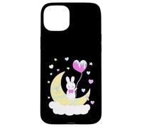 Vêtements Yume Kawaii Fashion Nu Goth Bunny on The Moon Coque pour iPhone 15 Plus