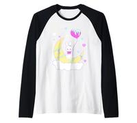 Vêtements Yume Kawaii Fashion Nu Goth Bunny on The Moon Manche Raglan