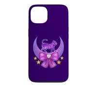 Vêtements Yume Kawaii Space Cat on The Moon Nu Pastel Goth Coque pour iPhone 13