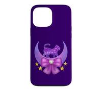 Vêtements Yume Kawaii Space Cat on The Moon Nu Pastel Goth Coque pour iPhone 13 Pro Max