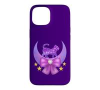 Vêtements Yume Kawaii Space Cat on The Moon Nu Pastel Goth Coque pour iPhone 15