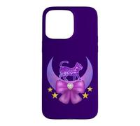 Vêtements Yume Kawaii Space Cat on The Moon Nu Pastel Goth Coque pour iPhone 15 Pro Max