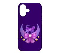Vêtements Yume Kawaii Space Cat on The Moon Nu Pastel Goth Coque pour iPhone 17