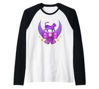 Vêtements Yume Kawaii Space Cat on The Moon Nu Pastel Goth Manche Raglan