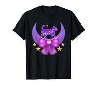 Vêtements Yume Kawaii Space Cat on The Moon Nu Pastel Goth T-Shirt