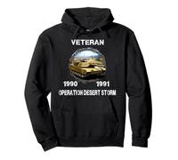 Vétéran 1990 1991 Tempête du désert Ancien Combattant de la Guerre du Golfe Persique Sweat à Capuche