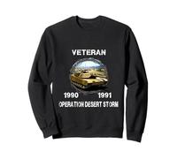 Vétéran 1990 1991 Tempête du désert Ancien Combattant de la Guerre du Golfe Persique Sweatshirt