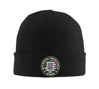 Vétéran Américain du 20E Groupe des Forces Spéciales Femme Homme Bonnet De Trawler Chaud Bonnets Tricoté Souple Skull Cap pour Cyclisme Sport Randonnée