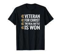 Vétéran chrétien pour Le Christ : la Vraie Bataille est gagnée T-Shirt