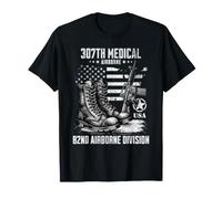 Vétéran de la 82e Division aéroportée du 307e Bataillon médical T-Shirt