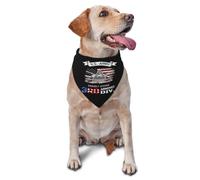 Vétéran De La Pointe De La 3E Division Blindée Écharpe pour Chien Réglables Écharpe pour Chiot Lavable Foulard Triangle pour Chat Chiens Animal De Compagnie