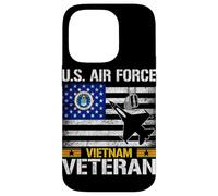 Vétéran de l'US Air Force Vietnam Coque pour iPhone 14 Pro