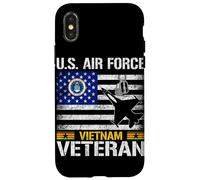 Vétéran de l'US Air Force Vietnam Coque pour iPhone X/XS