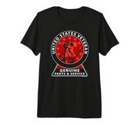 Vétéran des États-Unis - Pièces et Service Authentiques T-Shirt Haut de Gamme