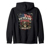 Vétéran Fort Depuis 1776, 250e armée américaine Patriotique Sweat à Capuche