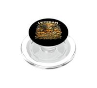 Veteran Halloween Crew Est 1776 Thème des Rangs de Citrouille Militaire PopSockets PopGrip pour MagSafe
