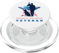 Vétéran - Heroes of This Nation (Graphique de l'armée américaine) PopSockets PopGrip pour MagSafe