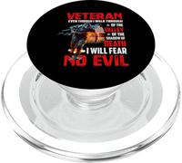 Vétéran, même si Je Marche dans la vallée de l'ombre PopSockets PopGrip pour MagSafe