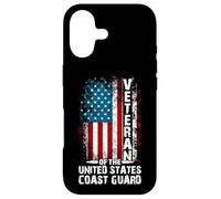Veteran of The United States Coast Guard American Flag Coque pour iPhone 17