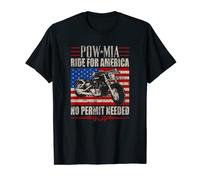 Veteran Pow Mia Support pour moto T-Shirt