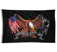 Vétéran Prisonnier De Guerre Porté Disparu Tous Ont Donné Certains Ont Tout Donné Eagle Drapeau De Cour 90X150Cm Décoratif Drapeau De Jardin Suspendre Bannière Pour Ferme Accessoires Jardin