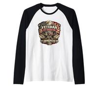 Veteran Strong Since 1776 250 America Liberty Juillet 4 USA Vet Manche Raglan
