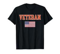 Veteran Vintage USA Flag Veterans Day T-Shirt