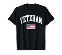 Veteran Vintage USA Flag Veterans Day T-Shirt