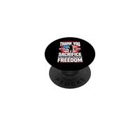Vétérans : 4 Juillet, Merci, vétéran du Drapeau américain, Patriote PopSockets PopGrip Adhésif