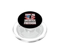 Vétérans : 4 Juillet, Merci, vétéran du Drapeau américain, Patriote PopSockets PopGrip pour MagSafe