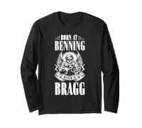 Vétérans aéroportés - Born At Benning Raised Bragg Manche Longue