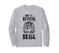 Vétérans aéroportés - Born At Benning Raised Bragg Manche Longue