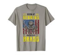 Vétérans aéroportés - Born At Benning Raised Bragg T-Shirt