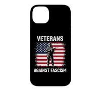 Veterans Against Fascism Vintage US Army Patriotic Soldier Coque pour iPhone 14 Plus