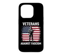 Veterans Against Fascism Vintage US Army Patriotic Soldier Coque pour iPhone 15 Pro
