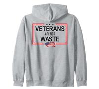 Veterans Are Not Waste Anti Trump Pro Veterans Against Trump Sweat à Capuche