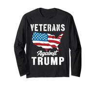 Vétérans Contre Trump 2020 Militaire Anti Trump Vietnam Vétérinaires Manche Longue