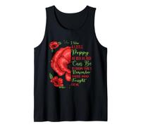 Veterans Day Lest We Forget Fleur de Coquelicot Rouge USA Memorial US Débardeur
