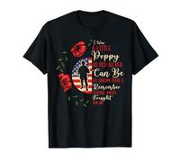 Veterans Day Lest We Forget Fleur de Coquelicot Rouge USA Memorial US T-Shirt