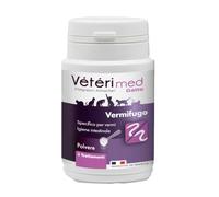 Vétérimed Vermifuge Chats Antiparasitaire Interne - Poudre Vermifuge pour Chats - Hygiène Intestinale Fabriqué en France (Chat, Poudre 30g) - Version Italienne