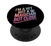 Vétérinaire : Je suis vétérinaire, Pas Magicien, mais Proche PopSockets PopGrip Adhésif